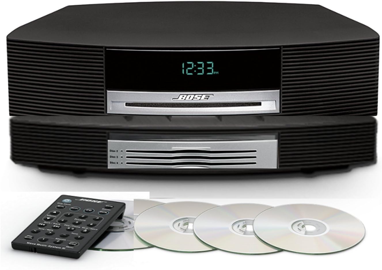 Bose Wave music system III W/ multi-CD Changer Graphite Gray (Renewed)