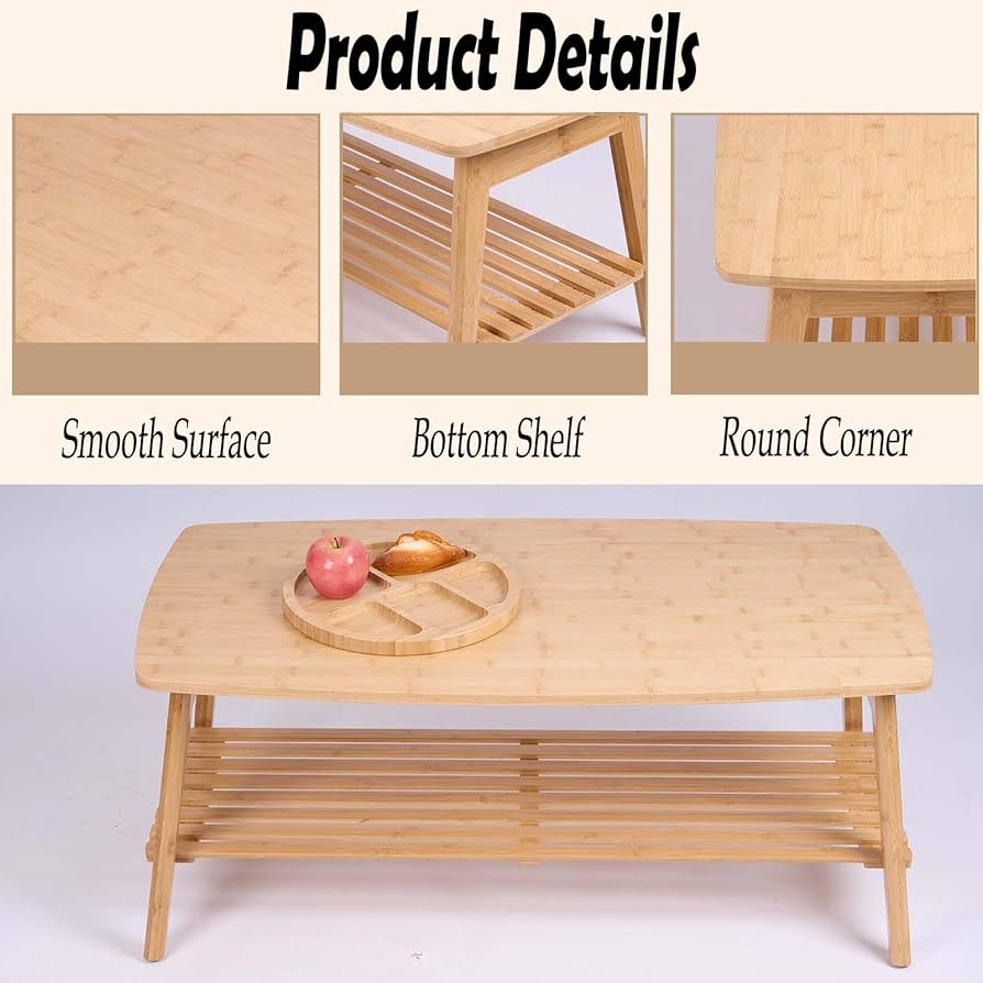 テーブル・チェア・ハンモック COMFORT MASTER BAMBOO LOUNGE TABLE コンフォートマスターバンブーラウンジテーブル（100