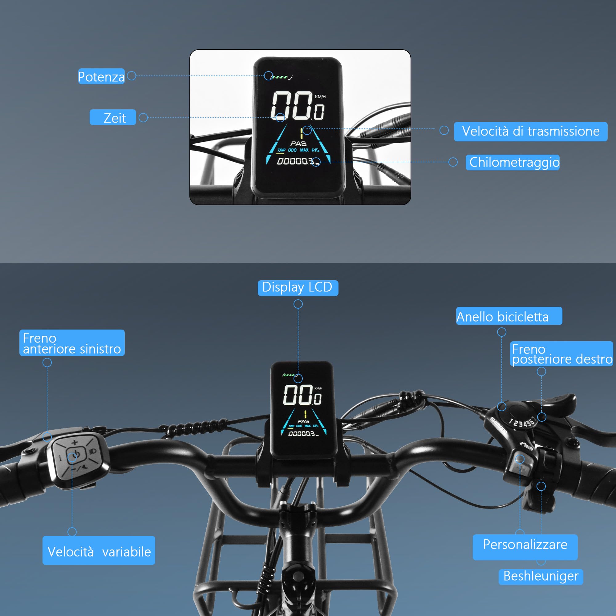 K K201 Bici Elettrica Pieghevole, con Pneumatici Grassi da 20" x 3.0" e Batteria Rimovibile da 36V 20.8Ah, Autonomia di 90 km, E-Bike per Tutti i Terreni