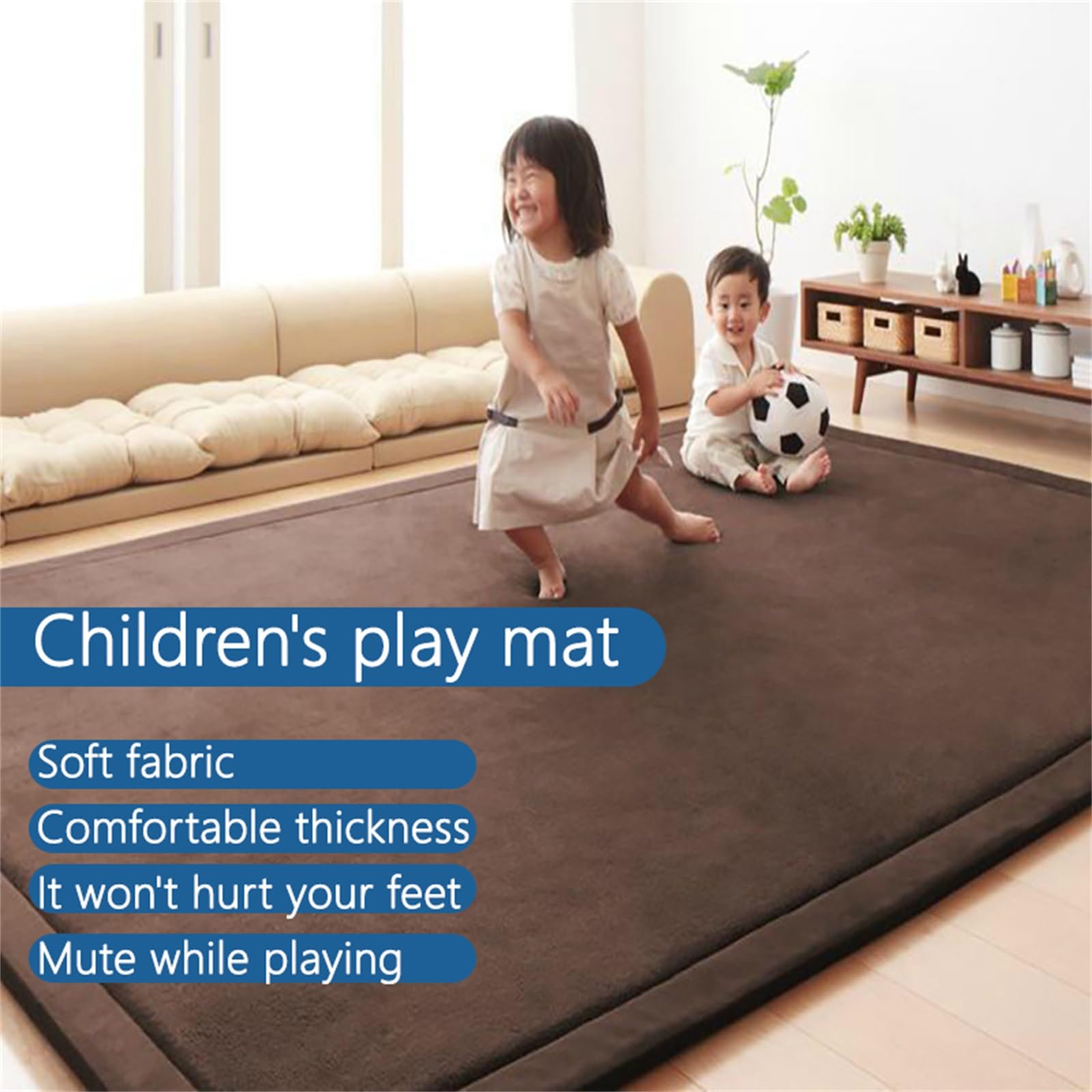 Colchón japonés de suelo, futón de espuma de alta densidad, tapete tatami plegable enrollable para mayor comodidad y apoyo