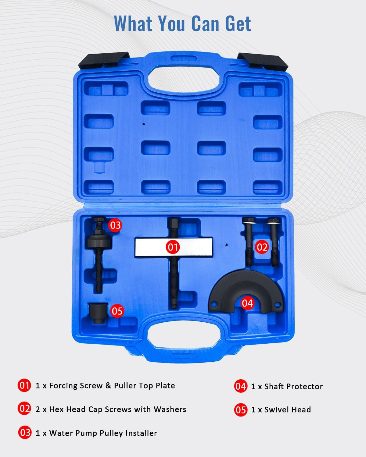 Water Pump Pulley Remover Installer Tool 8069 7483A