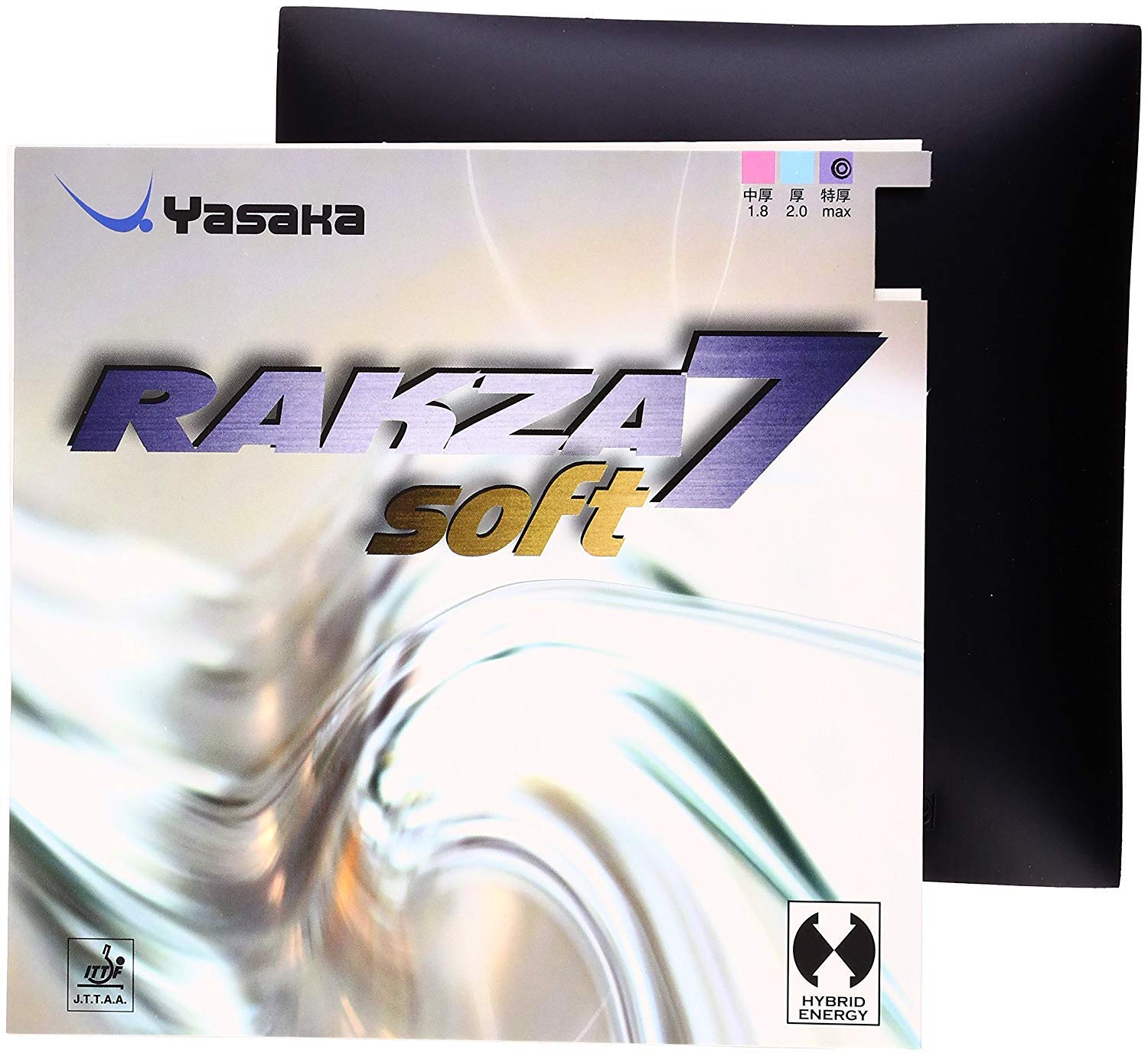 Amazon.co.jp: ヤサカ 卓球 ラバー ラクザ7ソフト TA(特厚) ブラック 