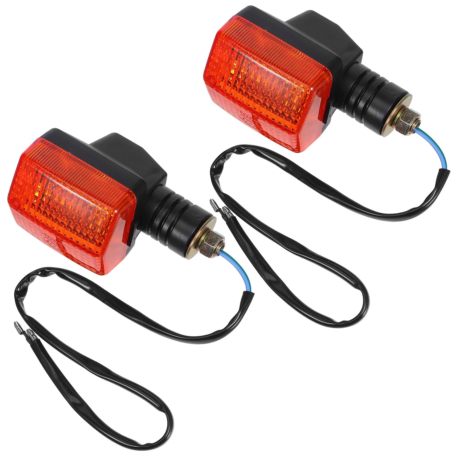 Hemobllo Indicatori di Direzione per Moto Impermeabili LED Fanali Posteriori e Anteriori per Scooter e Bici Elettriche Coppia di Lampade Segnaletiche Resistenti per Viaggi Notturni e