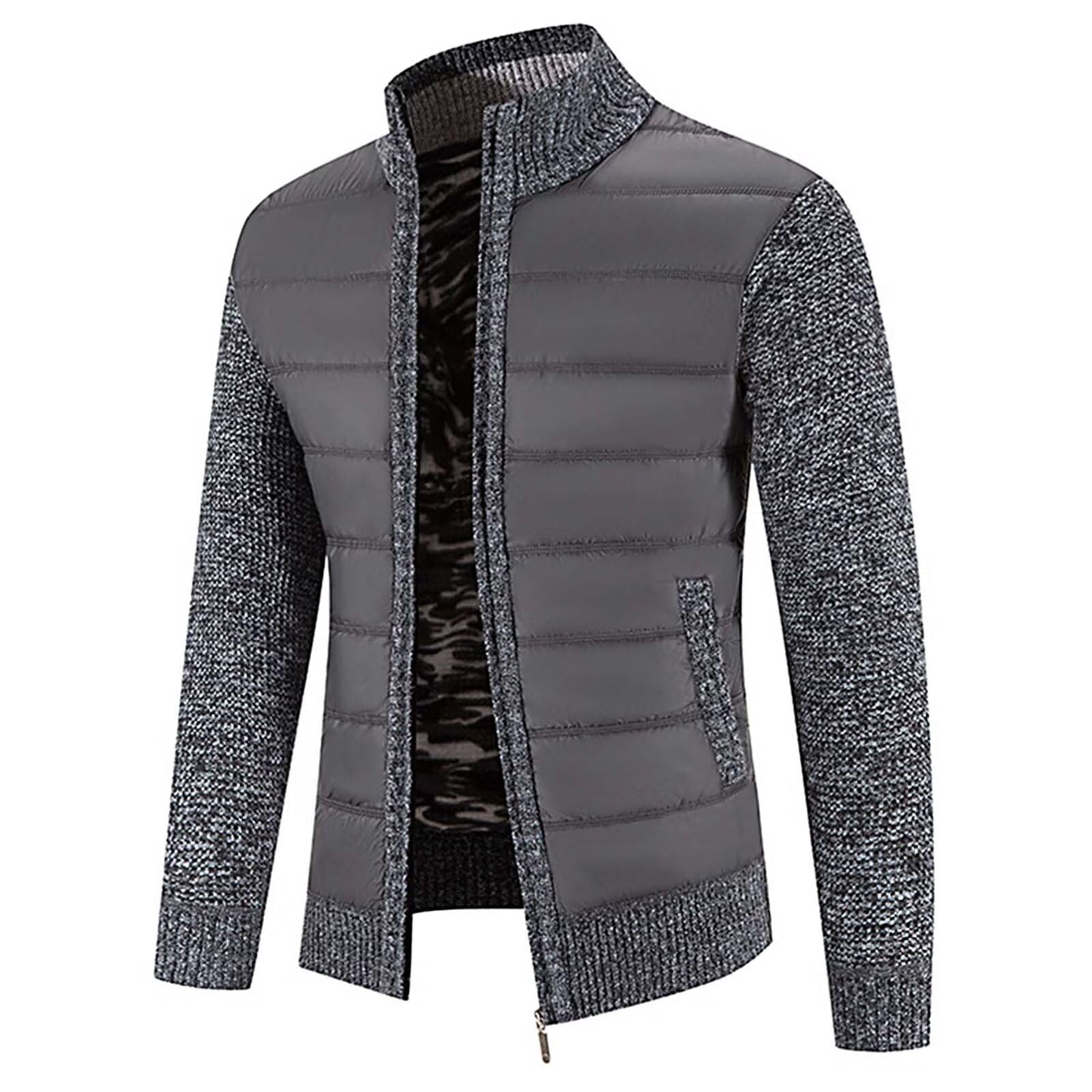 Pull sweat hiver homme aux finitions soignées avec poches - 7