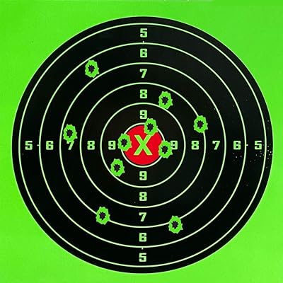 20 pcs 17X17cm Cardboard Splatter & Reactive Paper Target can be Match with Pellet Trap (20 pcs 17 * 17cm)