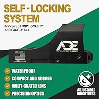 Vista 5 de Ade Advanced Optics RD3-006 Vista de punto verde reflejo para pistola