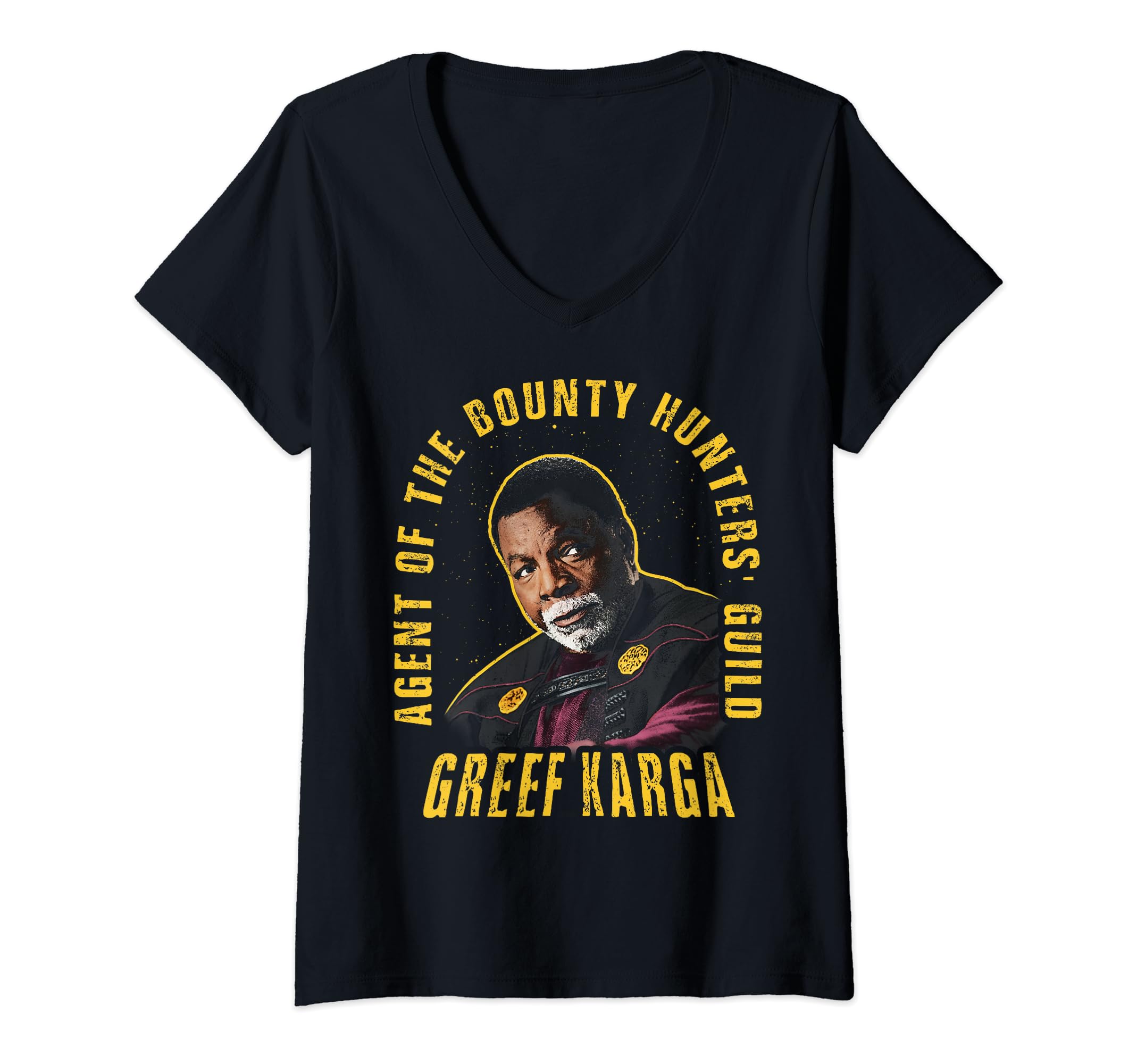 STAR WARSThe Mandalorian Greef Karga Agent Of The Guild V-Neck T-Shirt