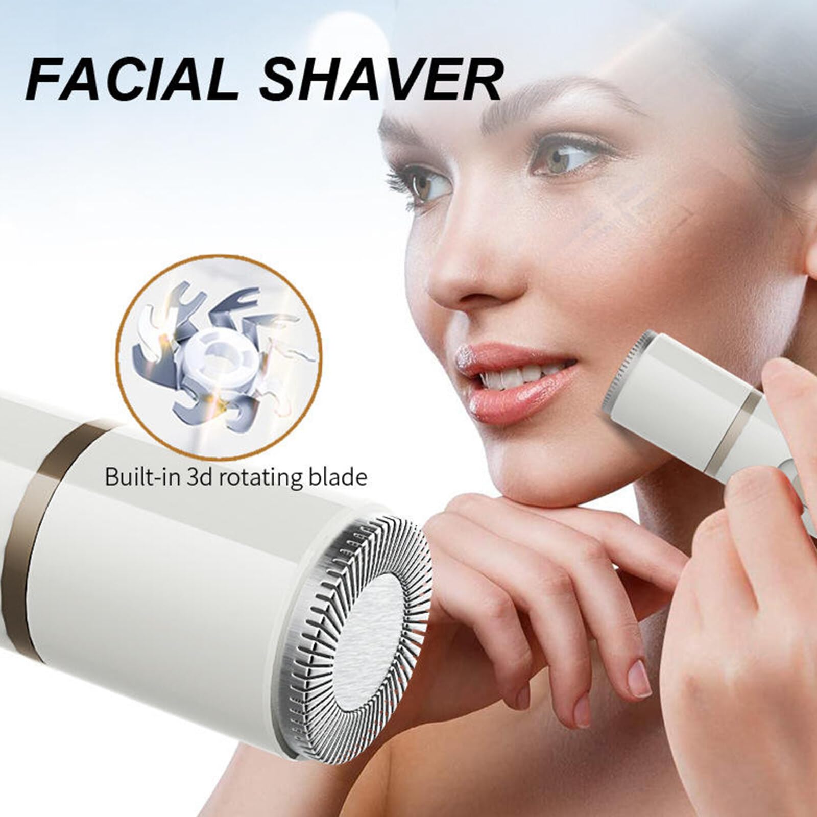 New 5 in 1 Rechargeable Waterproof Electric Razors Wet Dry Hair Remover for Wome 3 in 1 Wet & Dry Painless Rechargeable Lady Shaver Electric  main image 3