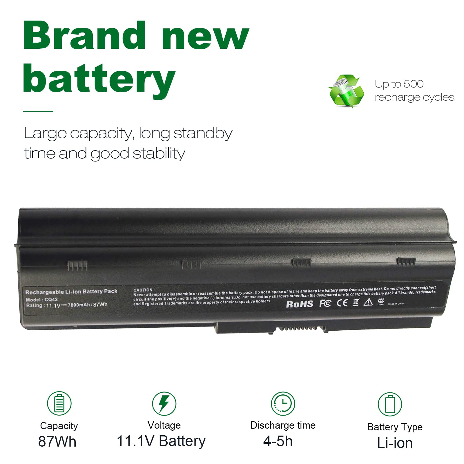 ASUNCELL 7800mAh 9 Celdas MU06 MU09 Batería 593553-001 593554-001 para HP Pavilion G4 G6 G7 G62 593550-001 CQ32 CQ42 CQ62 CQ72 CQ43 CQ430 DM4-3000 DV5-2000 DV6-3000 DV6-6000 DV7-4000 DV7-6000