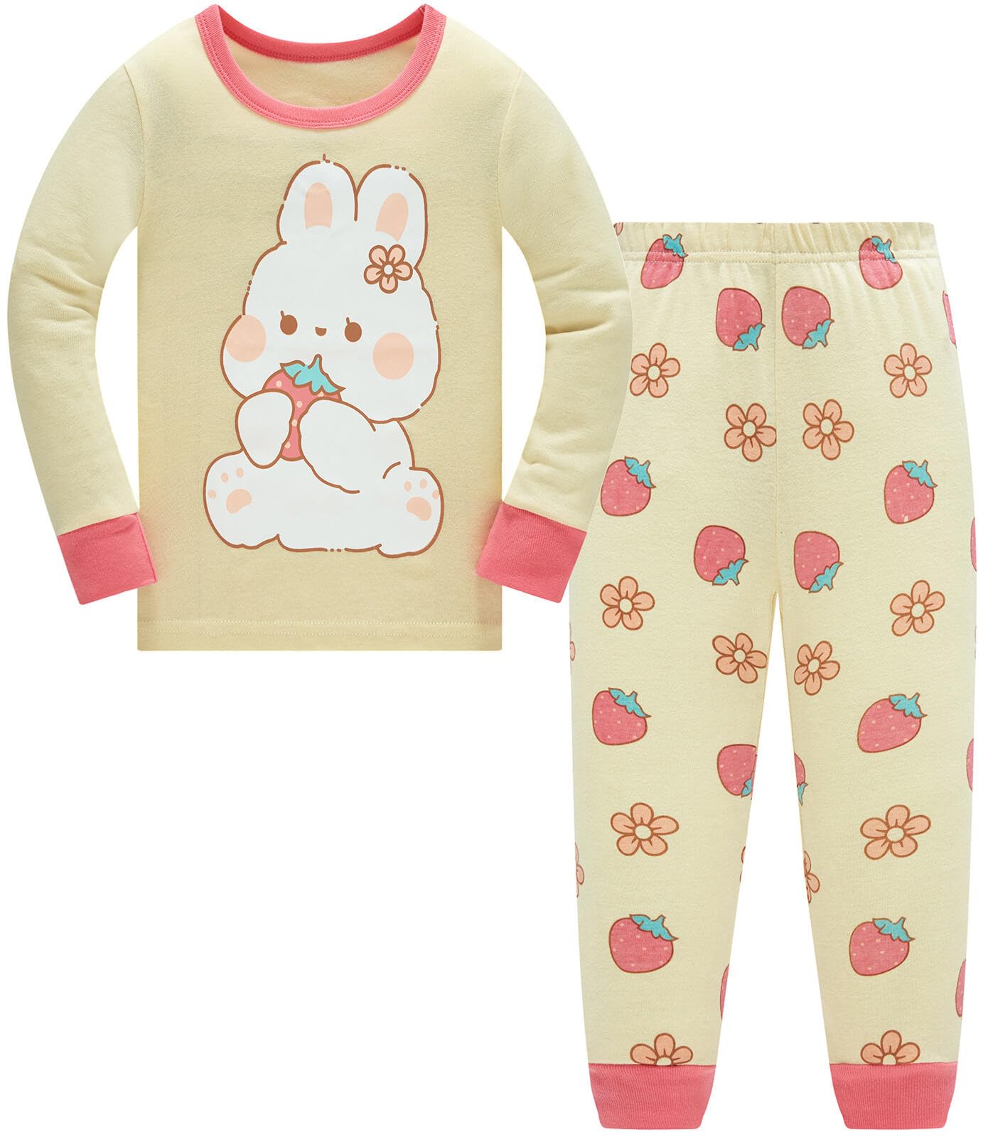TEDD Girls Christmas Pyjamas Set Toddler Clothes Sleepwear Animal Printed Nightwear Winter Long Sleeve Pjs 2 Piece Outfit Xmas Gift for Kids — view 30