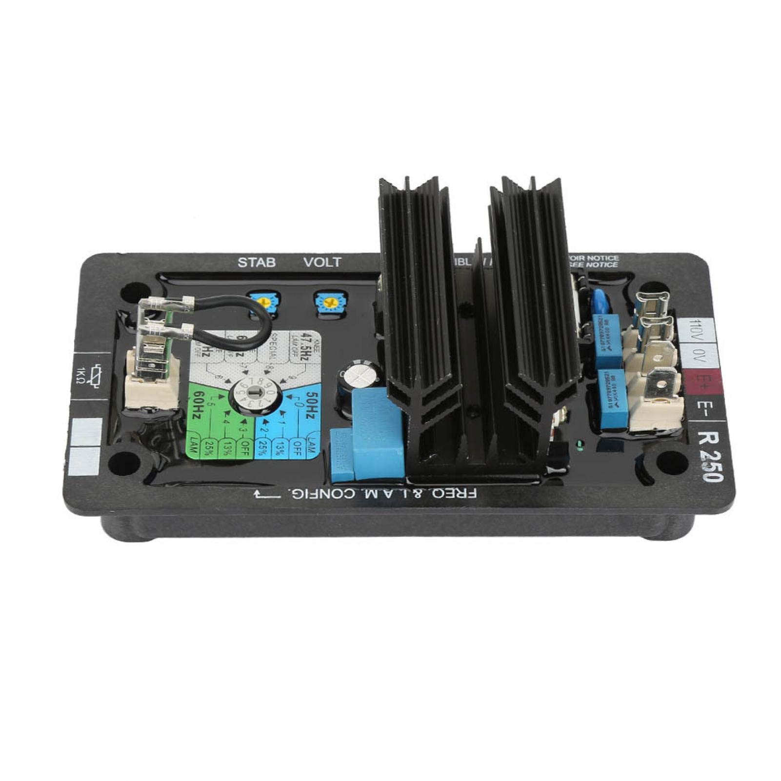 Spannungsregler R250 AVR Auto Spannungsregler Bürstenloses -Generierungssystem Set Zubehör