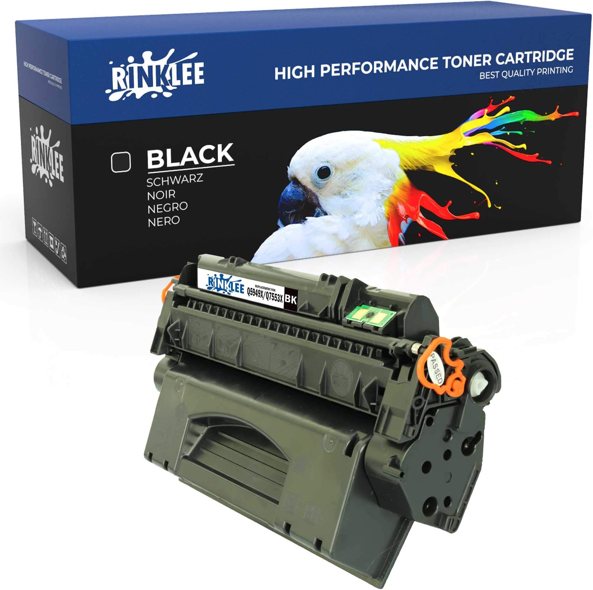RINKLEE Q5949X Q7553X Toner Cartridge Compatible with HP LaserJet 3390 3392 1320 1320n 1320tn 1320nw M2727nf M2727nfs MFP P2014 P2015 P2015d P2015dn P2015x | High Yield 7000 Pages | Black