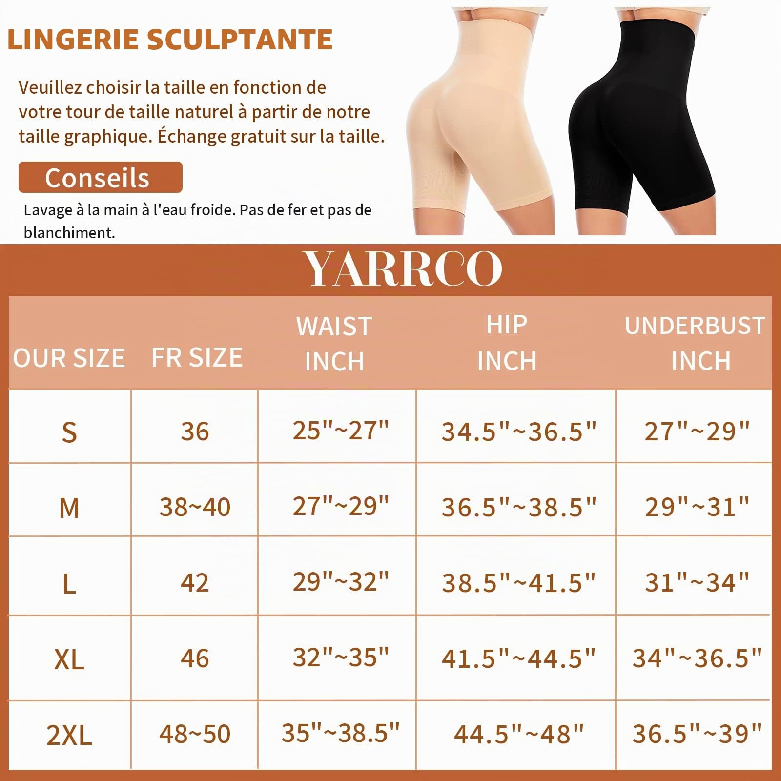 Femme Culotte Gainante 0049-XL NGNGNG YYYYOOOOOOO