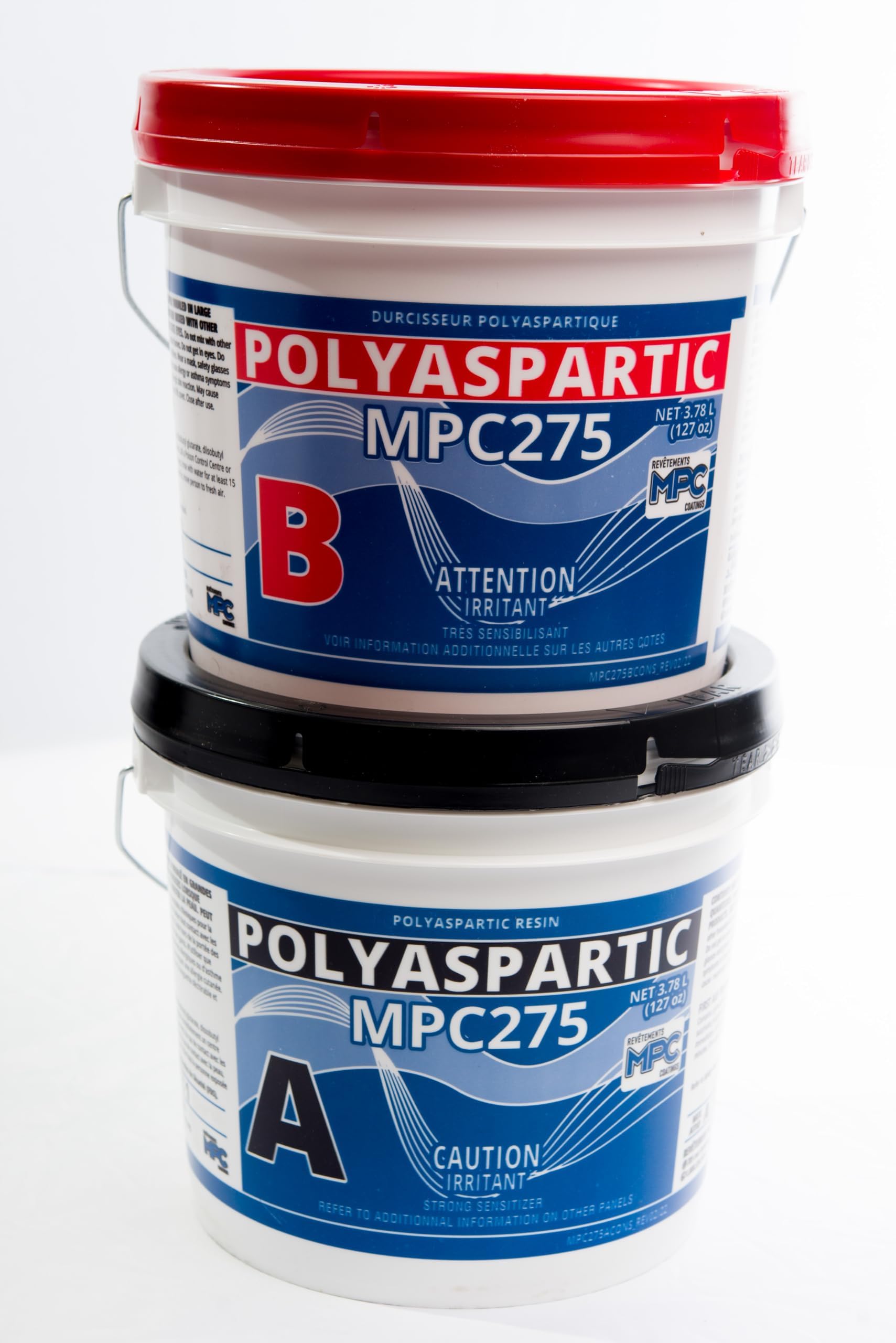 - MPC-275 Polyaspartic Floor Coating Kit – 2 Gallon Clear Gloss Polyurea Garage Floor Coating – Thin, Fast-Cure Polyaspartic Top Coat for Concrete, Vinyl Flake, and Countertop Applications