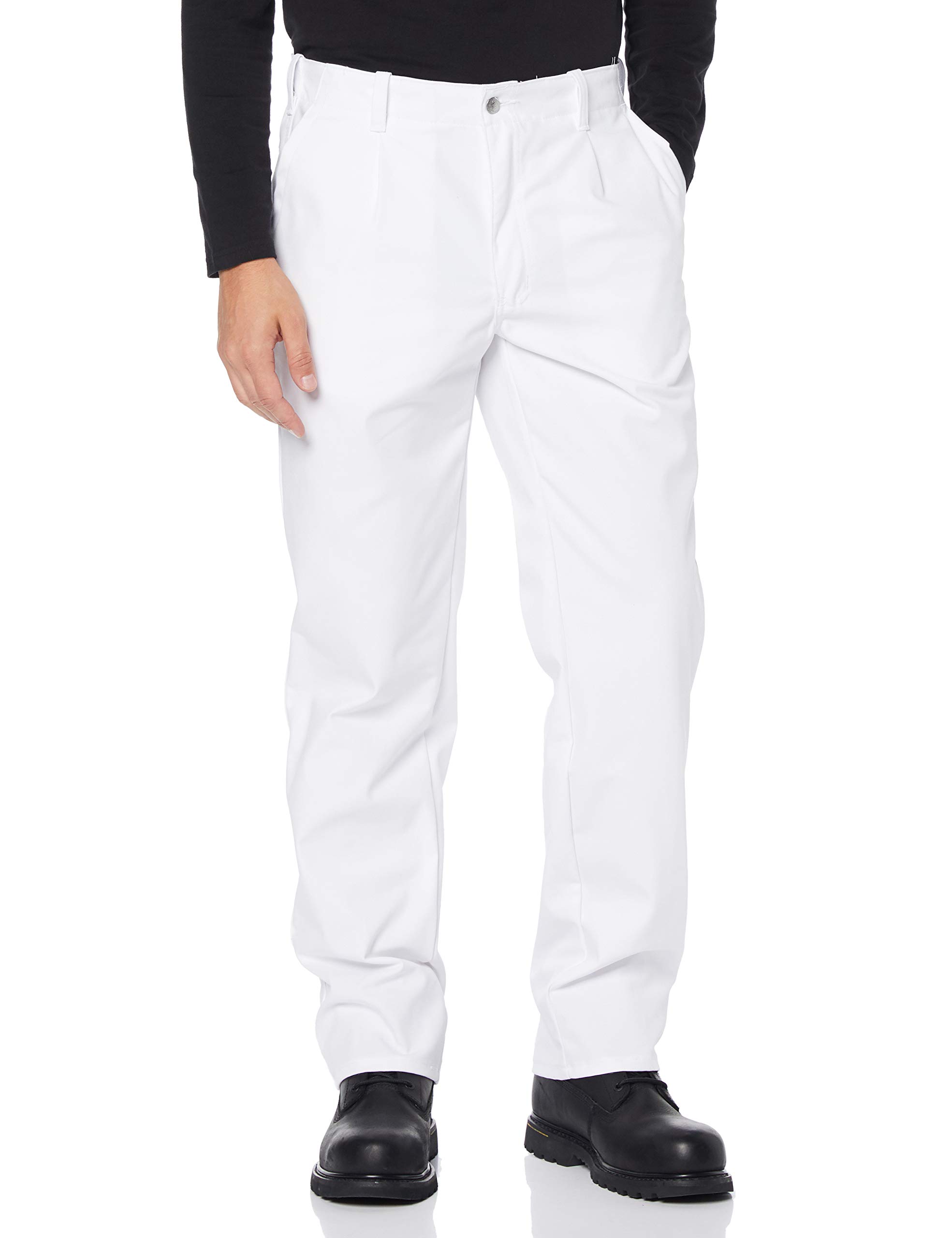BP 1469-720-21-50, Work trousers, with elasticated back 305,00 g/m², Reinforced cotton white, 34