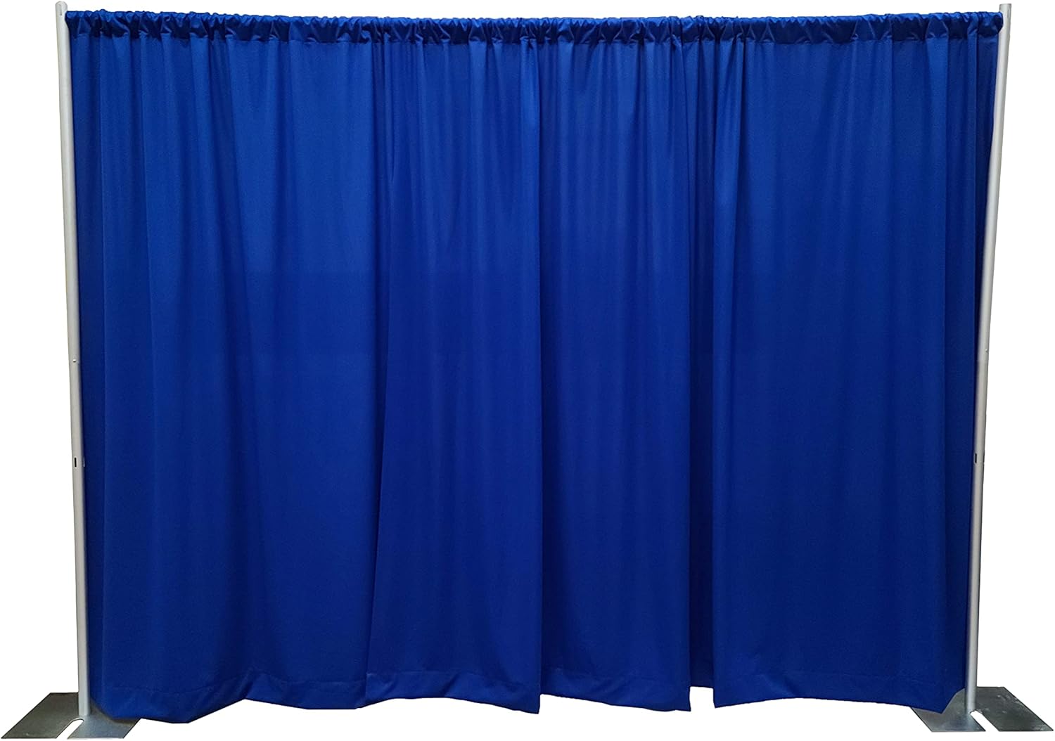 OnlineEEI Premier Portable Pipe and Drape Backdrop Kit 8ft x 10ft (Royal Blue)