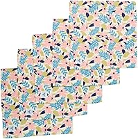 Vista 9 de Paños de microfibra con tejido de gofre, paquete de 5, altamente absorbentes, de secado rápido, paño de limpieza de microfibra suave de alta Negro