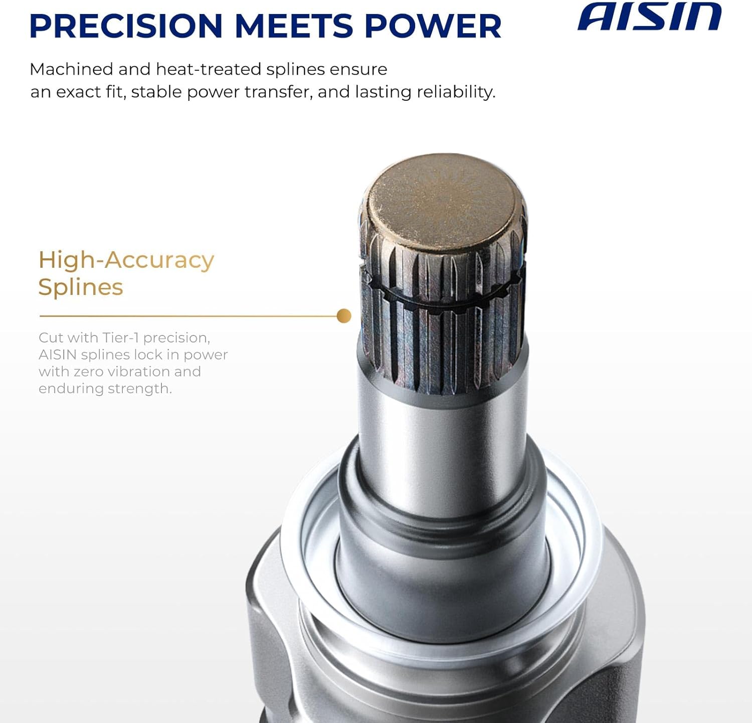 AISIN CVAZ-01474 フロントドライバーCVアクスルシャフトアセンブリ - マツダ CX-9 2007-2015、CX-