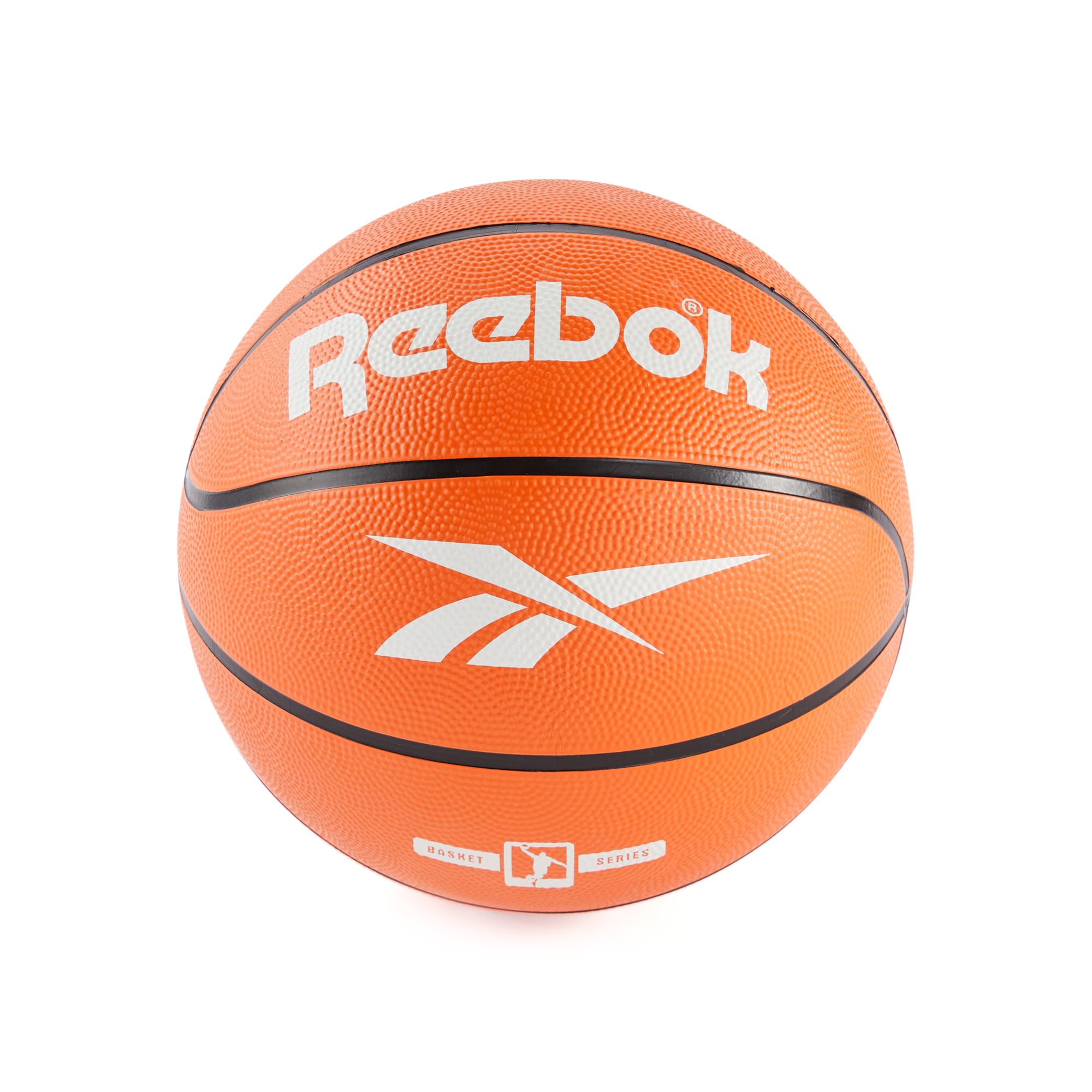 Reebok Size 7 Basketball – Durable Rubber Basketball with Textured Grip & High Bounce – Indoor & Outdoor Basketball for Training, Games & Recreational Play