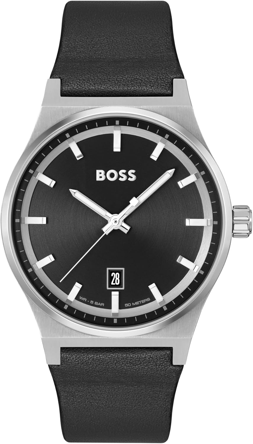 BOSS Candor Mens Quartz Watch with Date Indicator, Comoros Ubuy