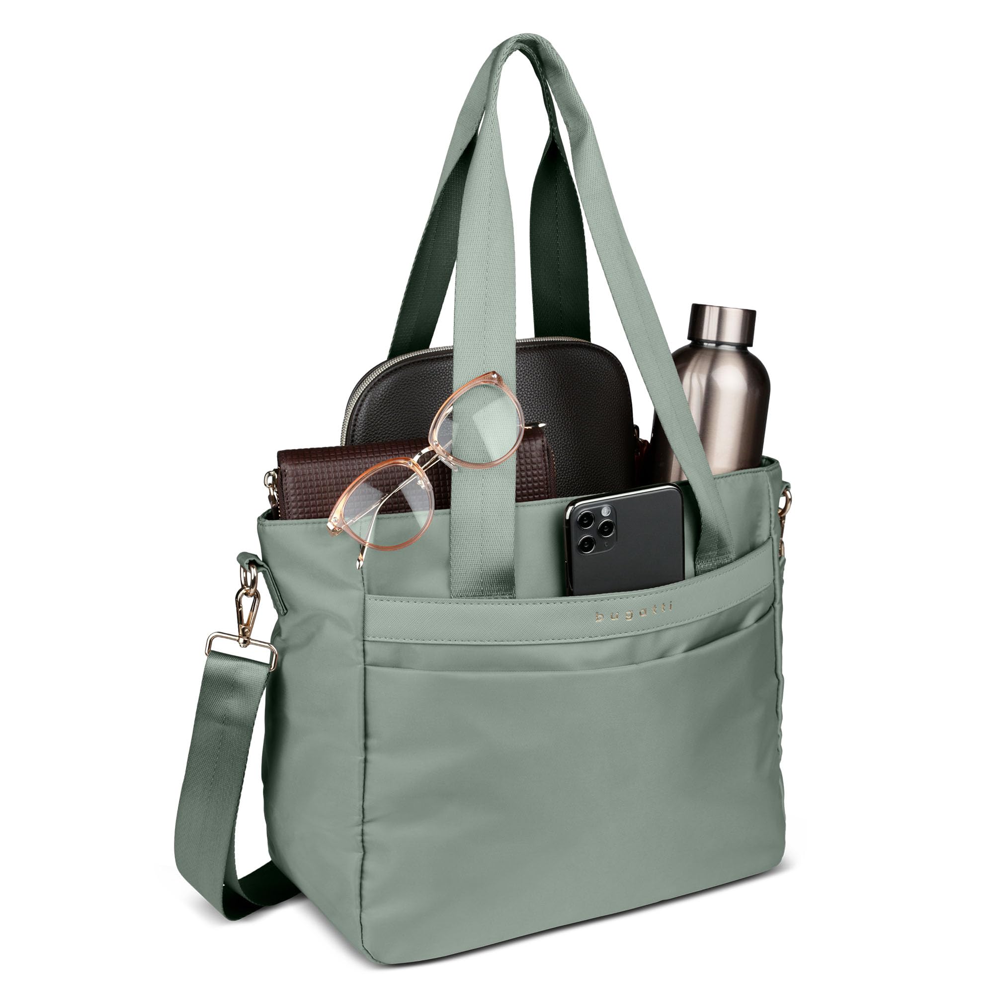 bugatti Mare 2.0 – Borsa shopper da donna, leggera e capiente con tanti scomparti