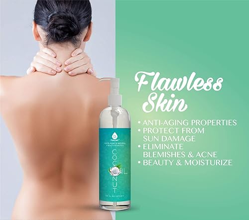 Miniatura 6 de Pursonic Aceite 100 puro para masajes recetas terapéuticas y aceites esenciales coco fraccionado 16 onzas líquidas