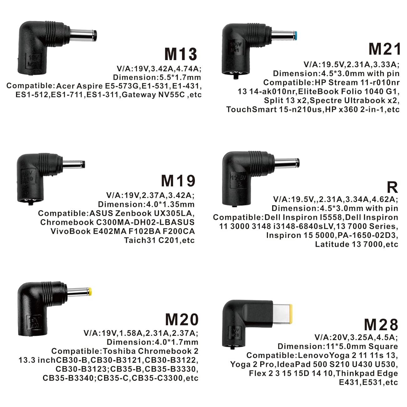 TREE NB Universal 90W AC Laptop Charger Power Adapter