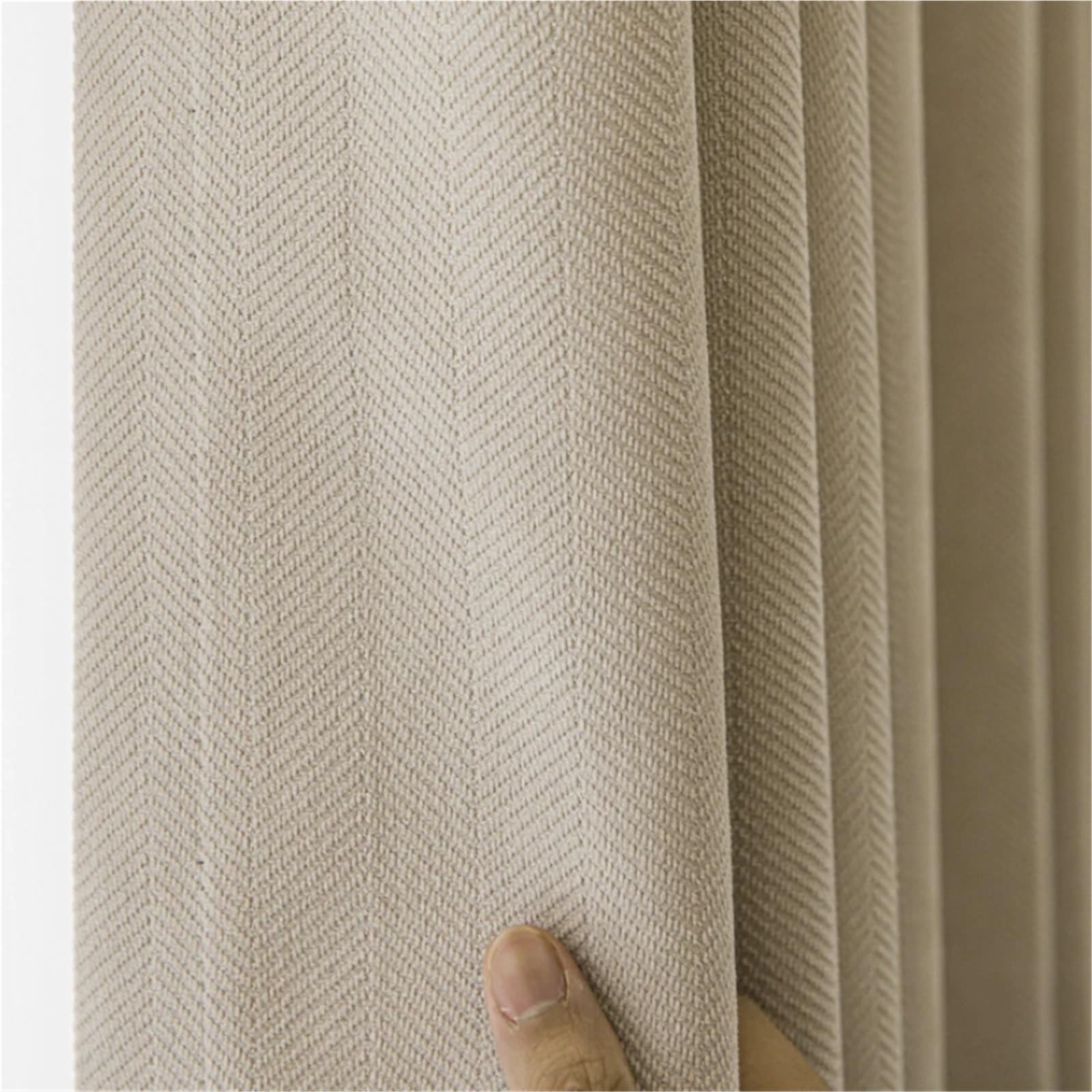 Luoaxinn Color 1 Linen Curtains Curtain For Living Room Solid Color Home Decoration Full Shading Thicken Bedroom Balcony Sunblind Cortinas Rideaux Pour Le Salon