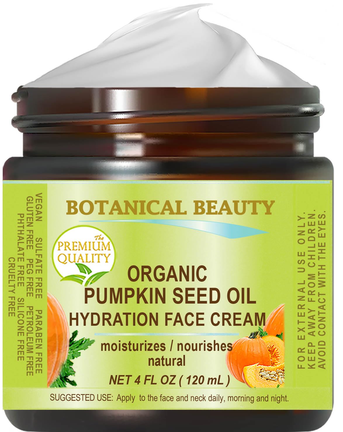 Amazon.com: ORGANIC PUMPKIN SEED OIL HYDRATION FACE CREAM. For
