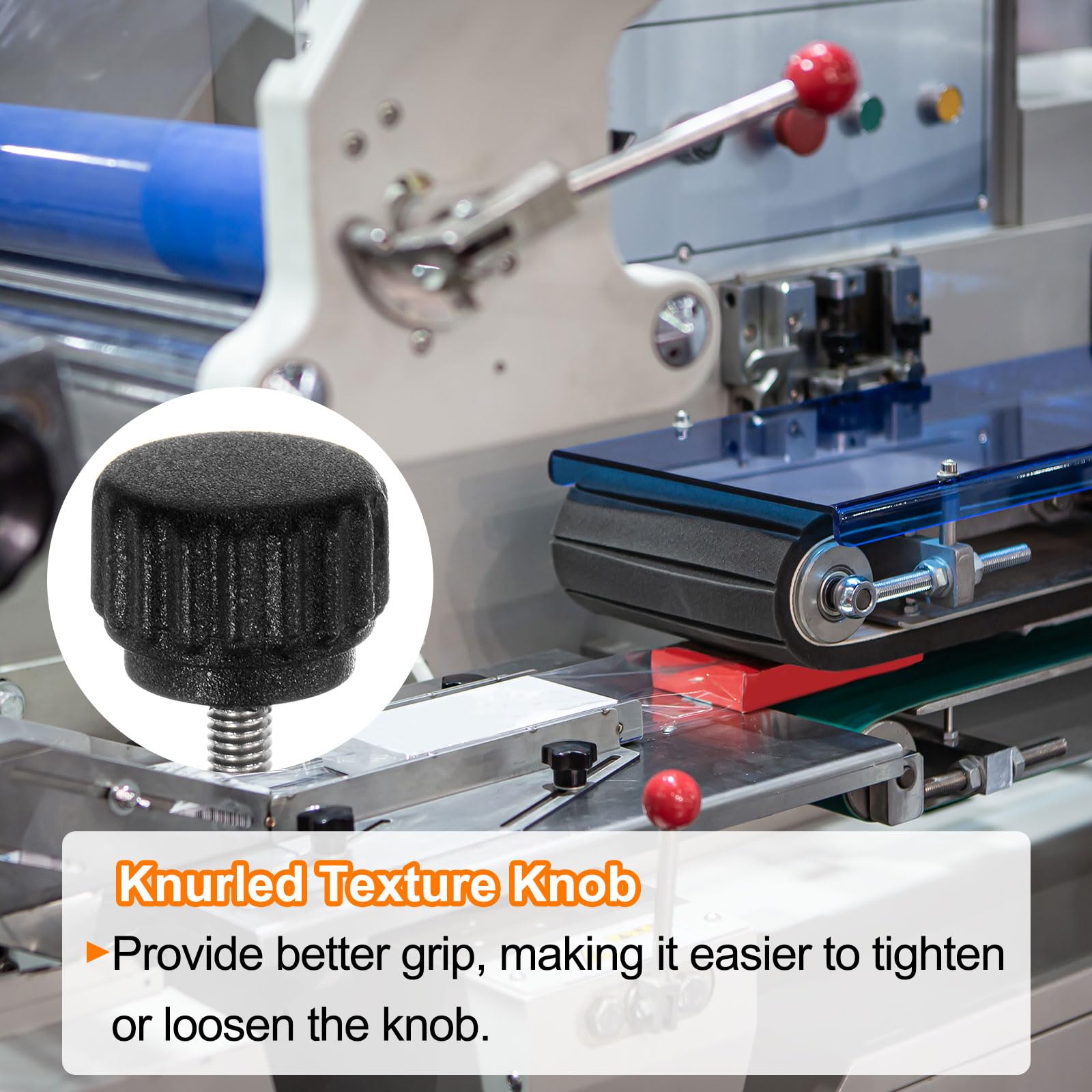 Viti Pollice Zigrinate 1/4-20 X 3/4" - Confezione Da 10, Acciaio Inox 303, Testa Diamantata - Taytools - Foto 2