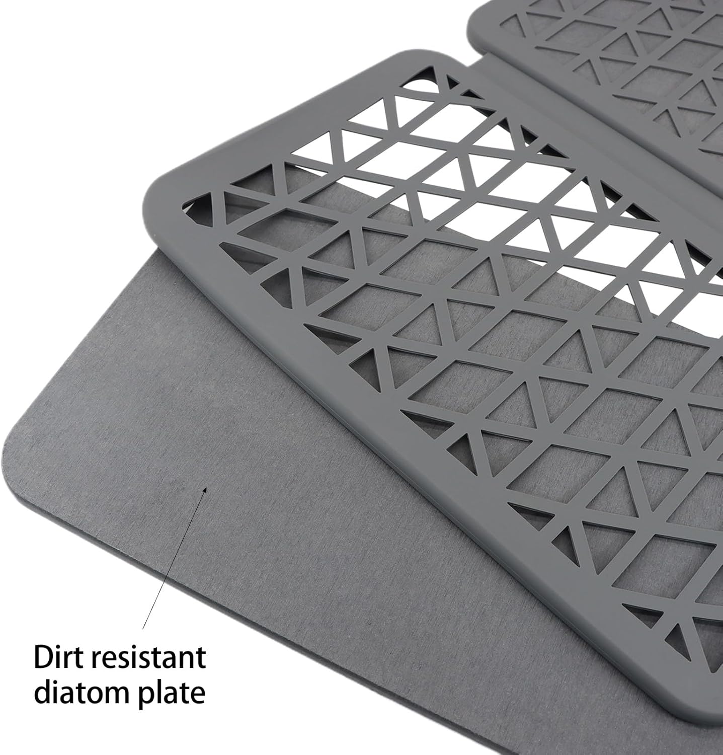 Dish Drying Mat, Draining Accessories for Tableware | Non-Slip Mat Pots | for Home Office Cafe Table Crafts Bowls Fruits Cutlery