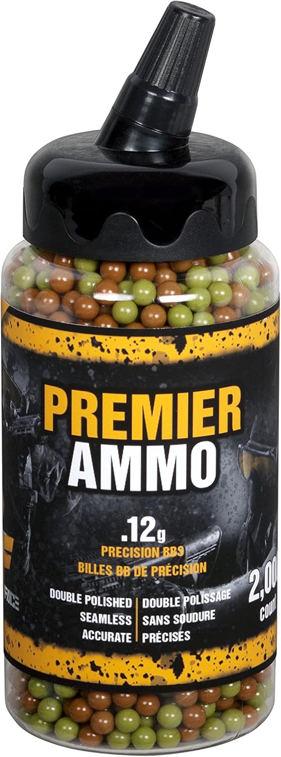Crosman Premier Airsoft Ammo 6mm 2K (Green/Brown), BBs Amazon Canada