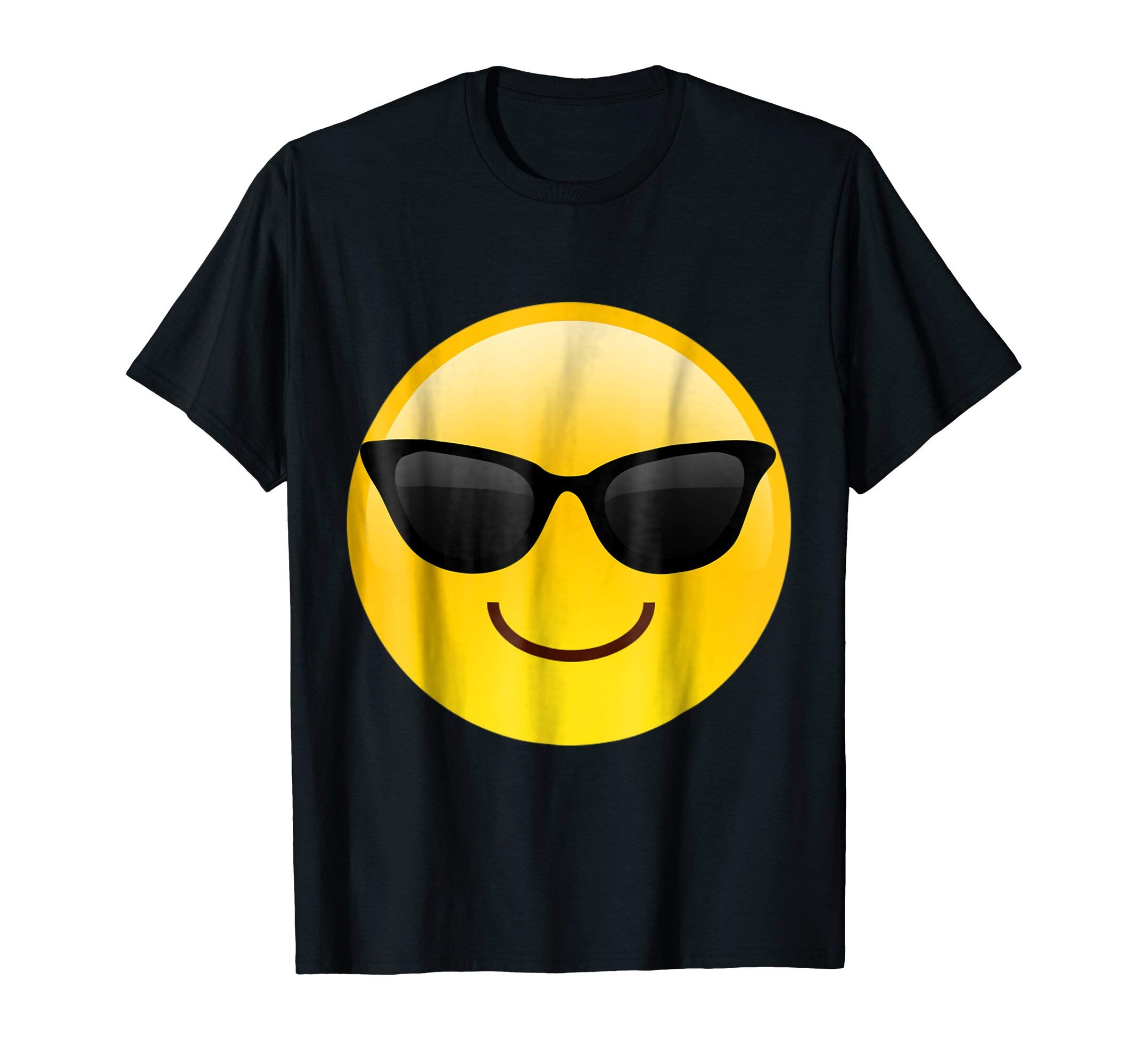 Emoji Cool Shades Smiley Face Sunglasses Confident Awesome T-Shirt
