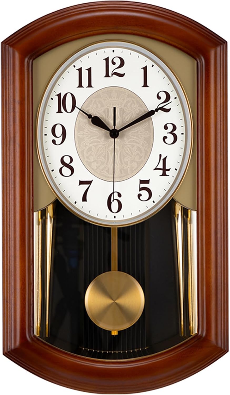 AOKLEY Wall Clocks Vintage, Chiming Wall Clock with