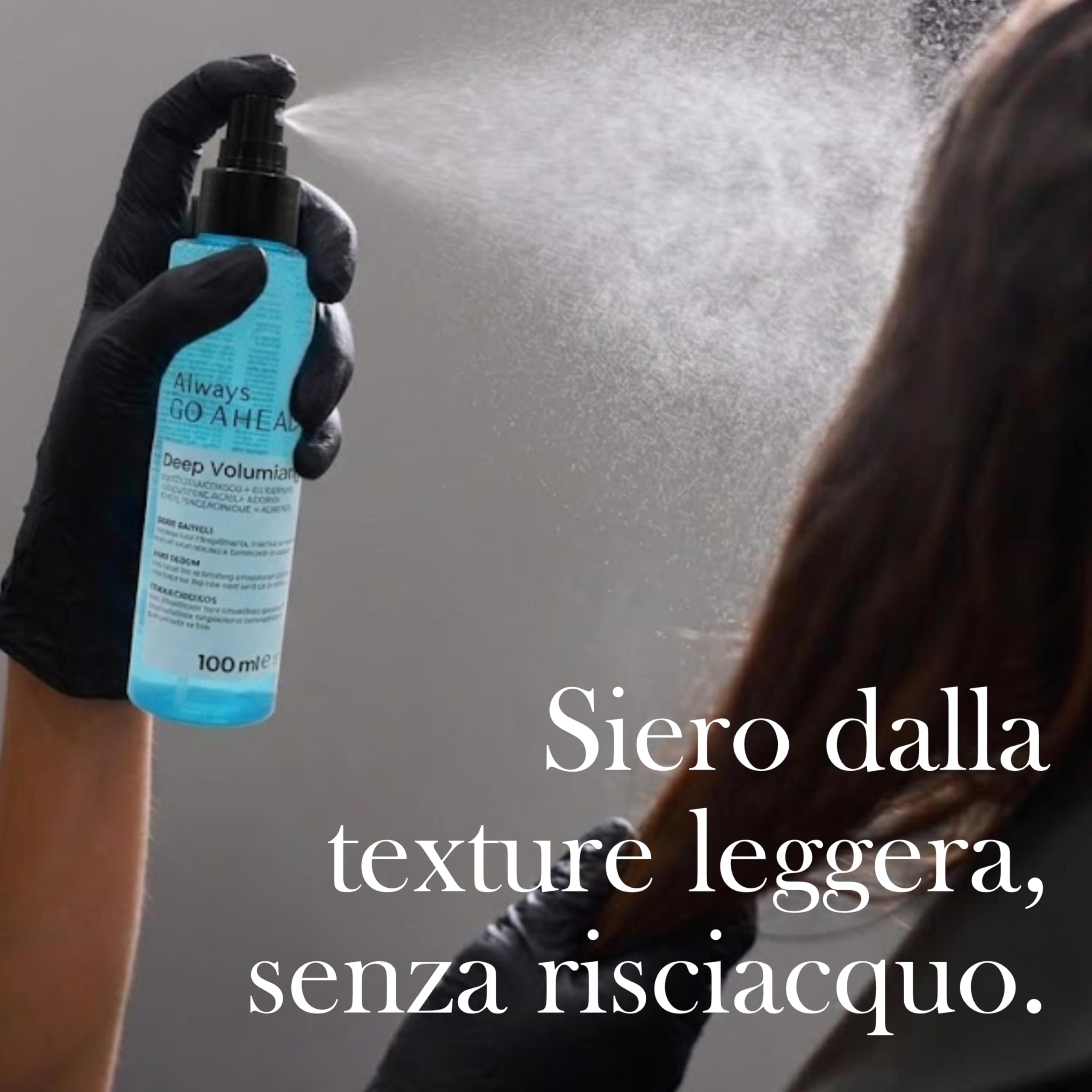 Always Go Ahead Deep Volumizing Zestaw do włosów cienkich i odwodnionych | Szampon 1000 ml, maska 1000 ml, serum 100 ml, kwas hialuronowy i keratyna, profesjonalny zestaw