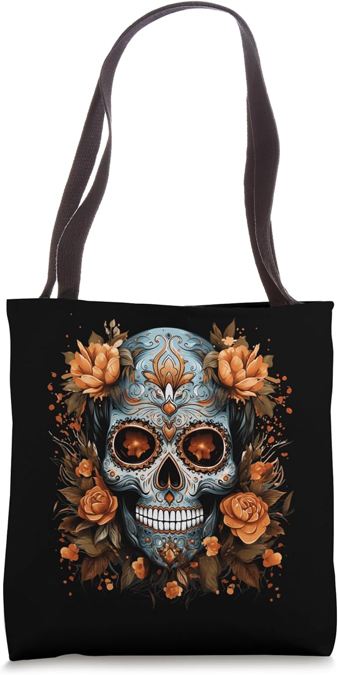 Day Of The Dead I Sugar Skull I Dia De Los Muertos Tote Bag