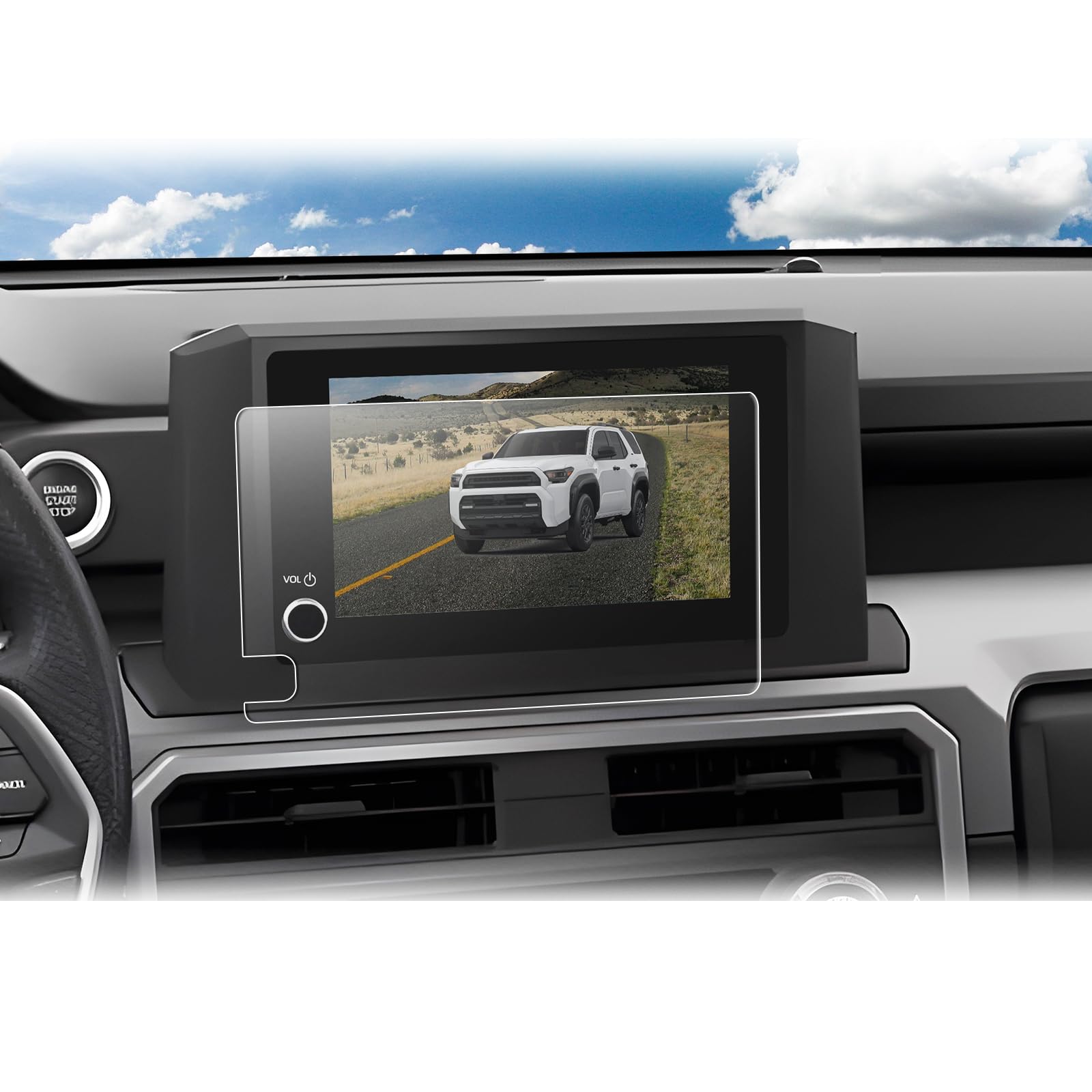 BIBIBO 2Pcs for 2025 2026 Toyota 4Runner Screen Protector 2025 2026 Toyota 4Runner SR5/TRD Sport/TRD Off-Road/TRD Off-Road i-FORCE MAX 8" Display [