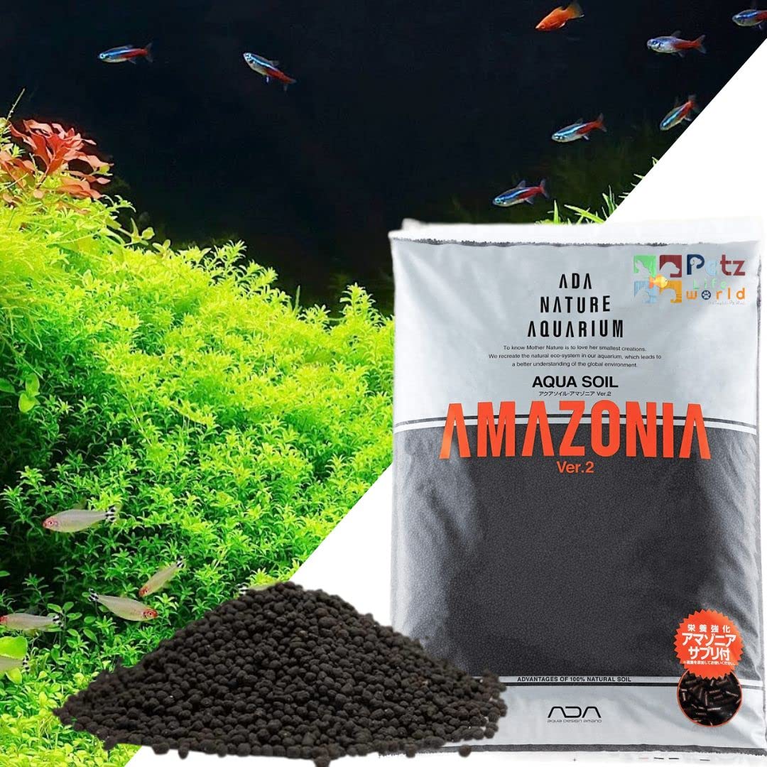 ADA (9 Litre) Nature Aquarium Amazonia Ver-2 Aqua Soil for Aquatic Planted Aquarium Fish Tank