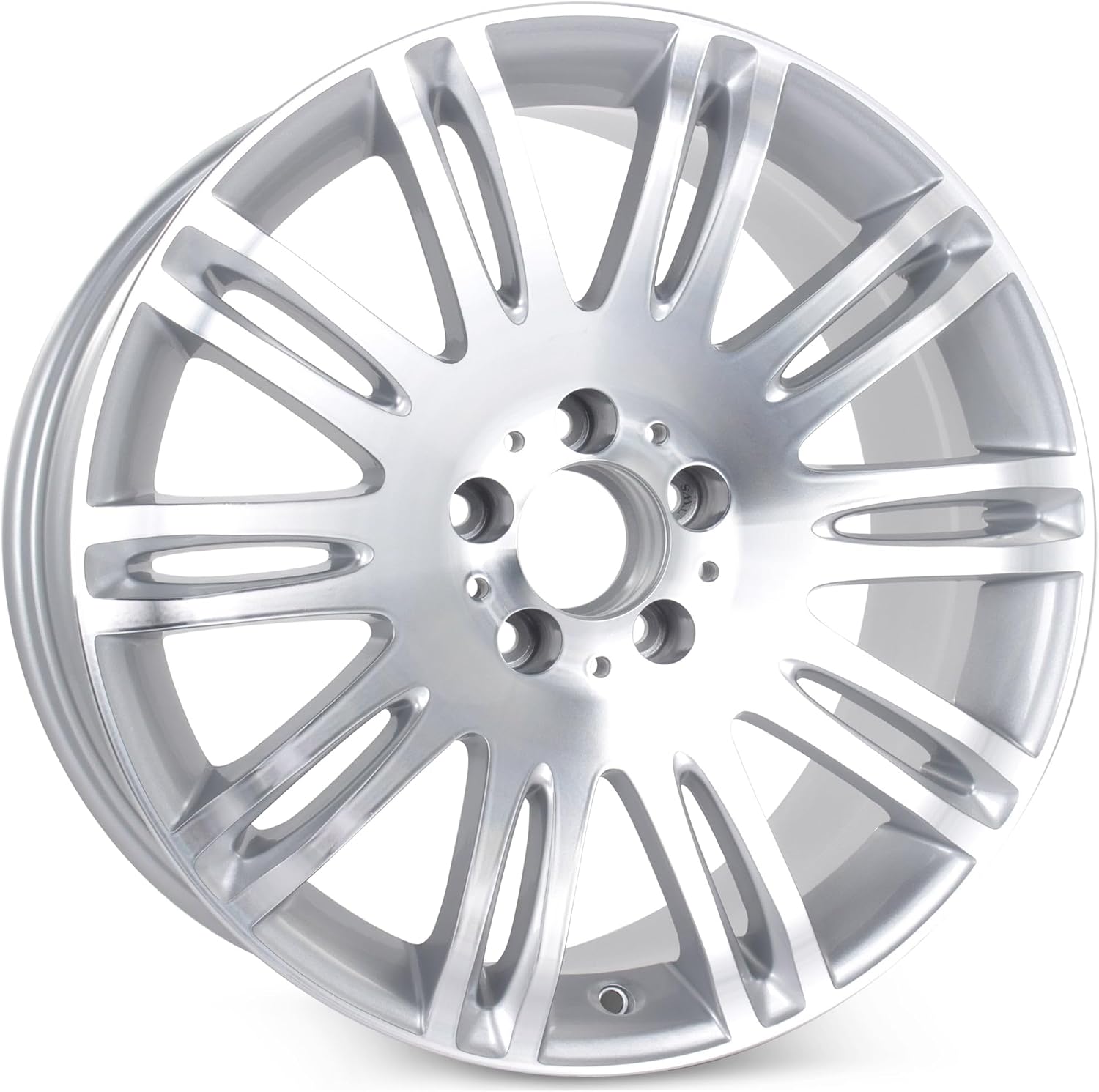 WheelerShip Replacement 10-Twin Spoke Alloy Wheel 18x8.5 for 07-09 Mercedes E-Class 65432
