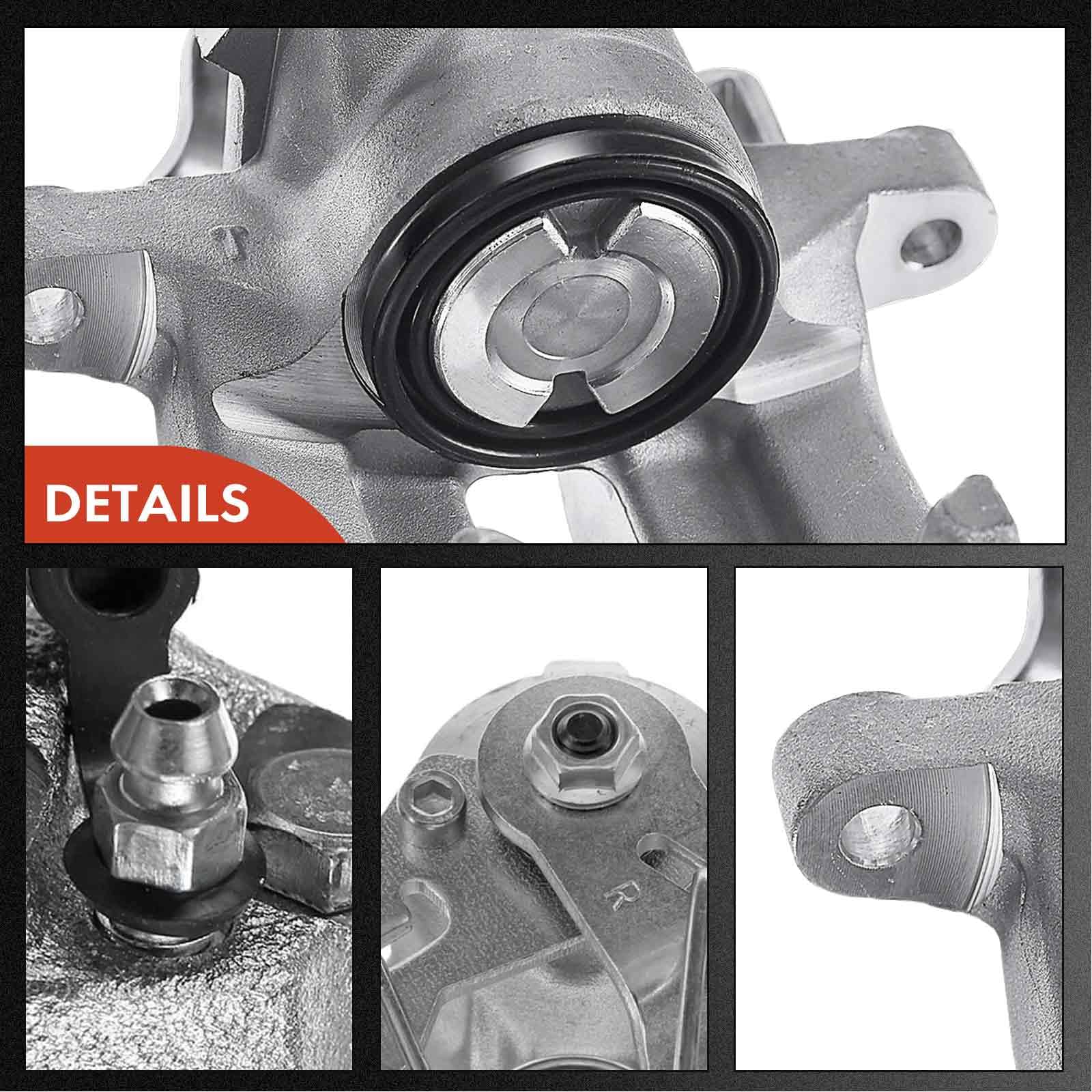 Frankberg 2x Bremssattel Bremszang Hinten Links Rechts Aluminium Kompatibel mit A4 8E2 B6 8EC B7 A4 Avant 8E5 B6 8ED B7 A4 Cabriolet 8H7 B6 8HE B7 Replace# 8E0615423G