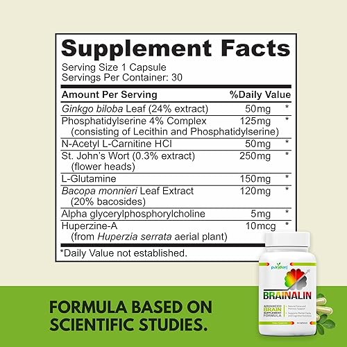 Miniatura 3 de Vitaminas para el cerebro, memoria, atención y concentración. 100 % garantizado. Por 365 días.