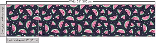 Miniatura 217 de Ambesonne The Yard - Tela de hibisco de flores tropicales en tonos de la vida real, tela decorativa para tapicería, cestas de almacenamiento