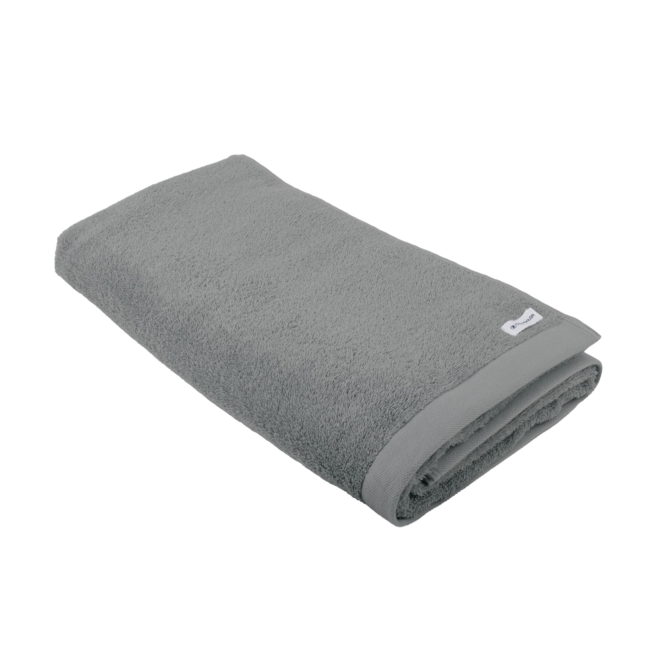 Toalla de sauna de algodón gris Moody Grey de 80 x 200 cm para tu momento de relax en el spa
