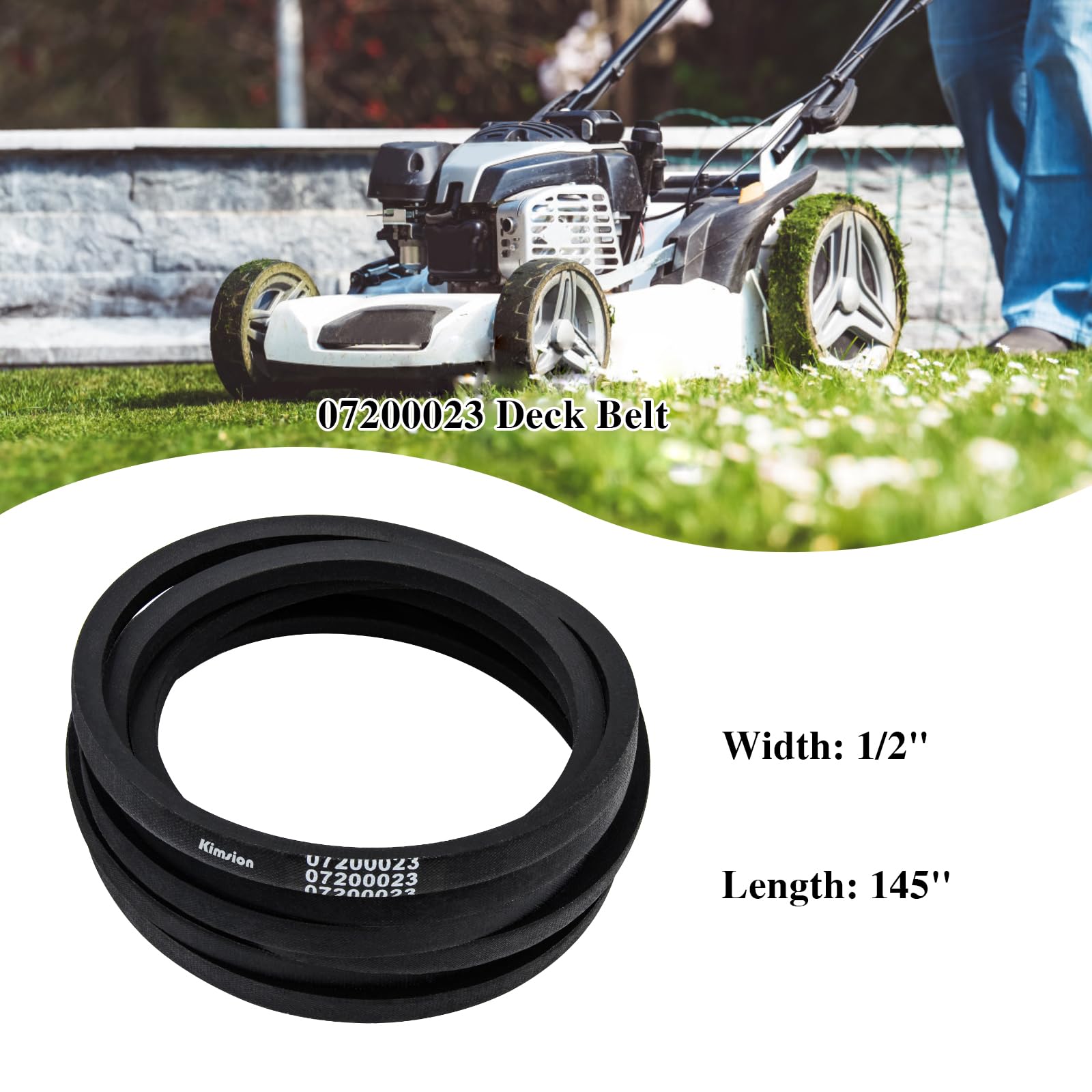 Amazon.com : Kimsion 07200023 Deck Belt for Ariens ikon x 52