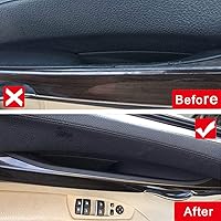 Vista 4 de Reemplazo de la cubierta de la manija de la puerta para BMW Serie 7 730 740 750 760 F01 F02 2008-2014, compatible con la parte delantera izquierda