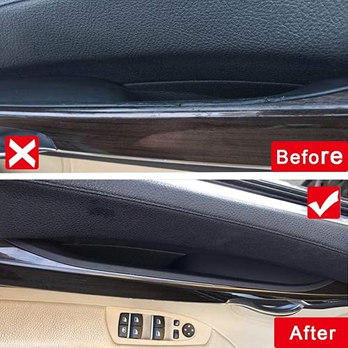 Miniatura 4 de Reemplazo de la cubierta de la manija de la puerta para BMW Serie 7 730 740 750 760 F01 F02 2008-2014, compatible con la parte delantera izquierda y