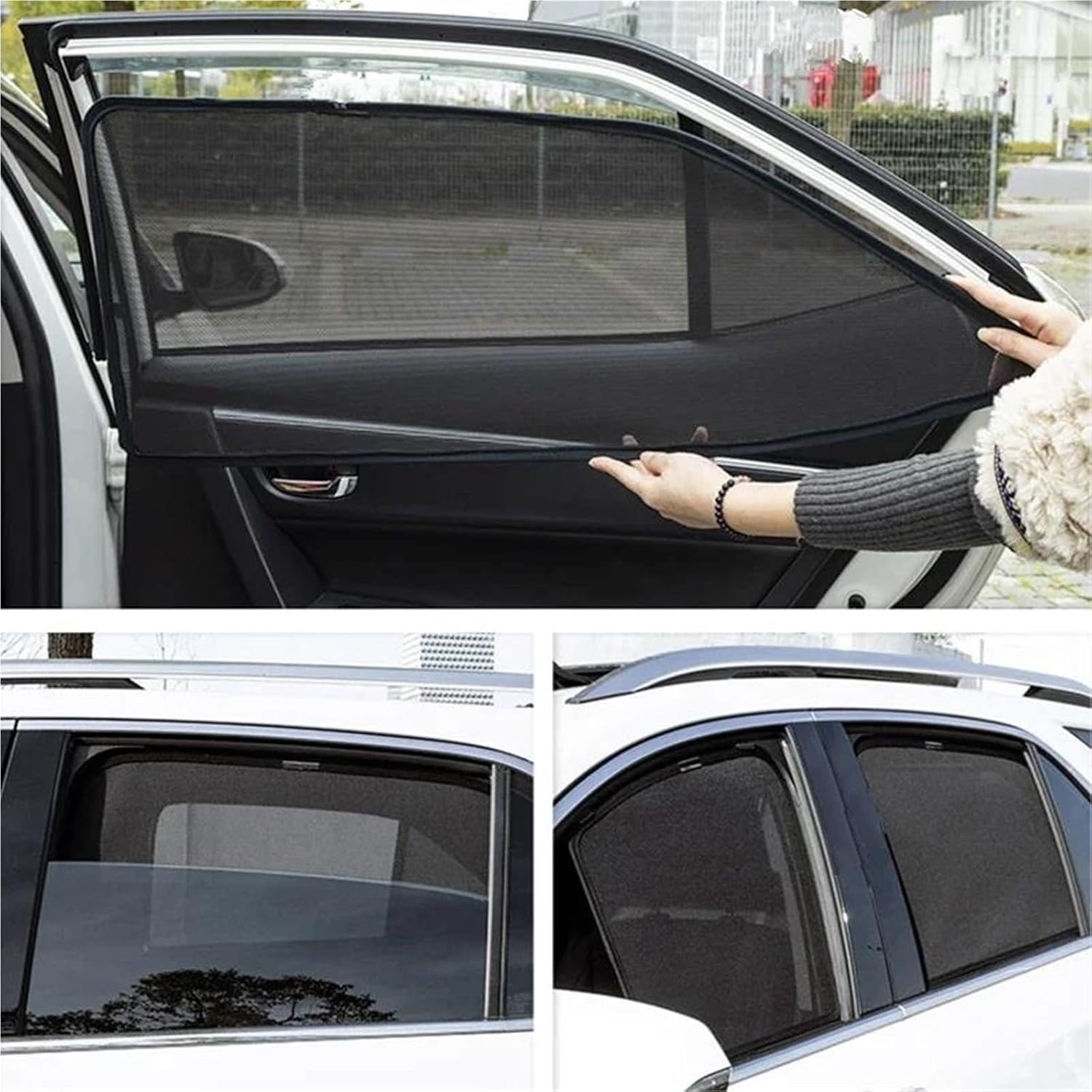 カーサンシェード ために キア ために ソレント MQ4 2021-2024 用 マグネット式カーサンシェードシールド フロントガラ