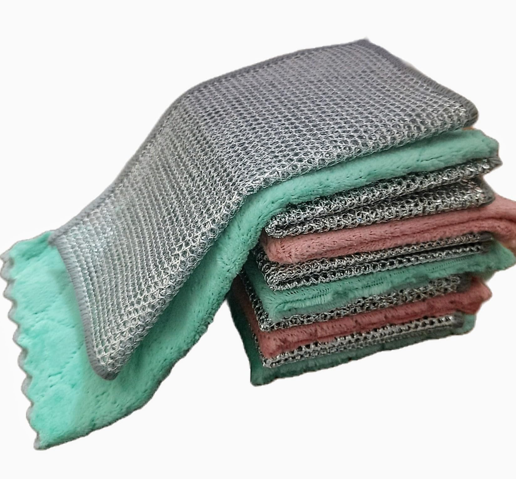 See full amazon price history chart for SOBBY 10 Pcs Dish Cleaning Cloths - 5 pcs Non Scratch Mesh Wire Dish Wash Cloths with 5 pcs Nonstick Oil Coral Velvet Microfiber Wipes Magic Oil Resistant Cleaning Cloth for Kitchen Cleaning SOBBY 10 Pcs Dish Cleaning Cloths - 5 pcs Non Scratch Mesh Wire Dish Wash Cloths with 5 pcs Nonstick Oil Coral Velvet Microfiber Wipes Magic Oil Resistant Cleaning Cloth for Kitchen Cleaning (B0D3TDKHW6) Amazon Price History, Amazon Price Tracker