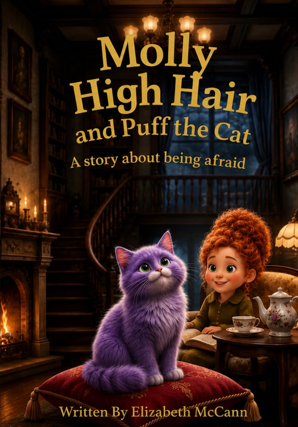 Molly High Hair Puff's Stormy Night: A Story About Being Afraid