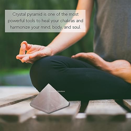 Miniatura 311 de Amazing Gemstone Lapis Lazuli Pyramid Crystal Healing Stones - 2" Great Pyramid Figurine of Natural Stone Pyramid for Meditation, Reiki, Chakra